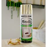 Gümrük Bey Rust-Oleum 1910830 Metalik Gold Sprey Boya 325 ml Parlak Altın Yansıtıcı Metalik Boya El Işine Özel - Gold1