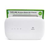 Gümrük Bey Toplink HW66C Kablosuz 4g Lte Cat4 Wifi Mifi Router – 2300MAH Batarya ile Taşınabilir Internet - Siyah