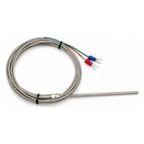 Gümrük Bey Wrnt-03 K Tipi M8 Vidalı Termokupl Sıcaklık Sensörü - 15 cm Prob / 2m Kablo - Metalik Gri