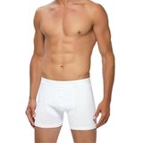 GÜMÜŞ 2 Adet Beyaz Renk Likralı Boxer Beyaz M