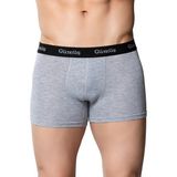 Gümüş 3074 3'lü Erkek Likralı Spor Boxer - Gri - XL