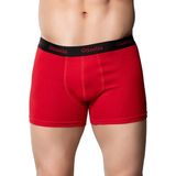 Gümüş 3074 3'lü Erkek Likralı Spor Boxer - Kırmızı - 2XL