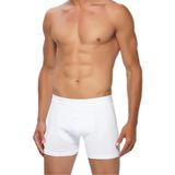 Gümüş 4018 Likralı 6 Adet Beyaz Erkek Boxer