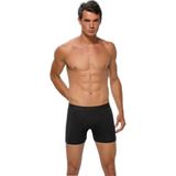 Gümüş 4018 Likralı 6 Adet Siyah Erkek Boxer