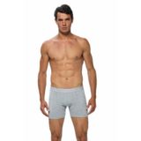 GÜMÜŞ 6 Adet Erkek Boxer, Gri, Likralı, M Beden