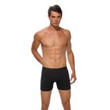 GÜMÜŞ 6'lı Paket Likralı Erkek Boxer, Siyah, M Beden