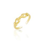 Gumus Altin Yaldizli Ayarlamali Dugum Yuzuk Sgtl12495gold