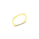 Gumus Altin Yaldizli Sade Delicate Gumus Yuzuk Sgtl10617gold