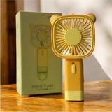 Gümüş Avm 2 Kademeli Şarjlı Mini Fan Vantilatör | El Fanı - Mor