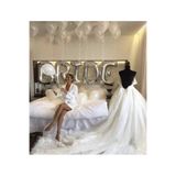 Gümüş Bride 34 Inç 70 Cm Folyo Balon 20 Adet Metalik Beyaz Balon Set, lateks folyo balon 89565655646454165