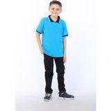 Gümüş Collections Lacivert Unisex Okul Pantolonu Slim Fit Lastikli Konforlu Keten Kumaş - 8 - 9 Yaş