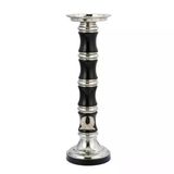 GÜMÜŞ DEKORATİF MUMLUK 12,5*13*41,5 CM