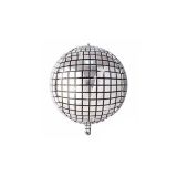 Gümüş Disco Topu Folyo Balon 60 Cm