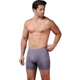 Gümüş Erkek Bambu İnce Bel Elastan Boxer 8007