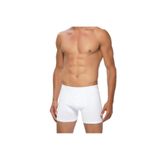 GÜMÜŞ Erkek Boxer, 6'lı Paket, Likralı, Beyaz, S Beden
