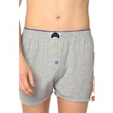 GÜMÜŞ Erkek Gri 3'lü Havlu Bel Penye Boxer, M