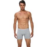 Gümüş Erkek Likralı Boxer 3'lü - 2XL - Gri