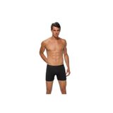 GÜMÜŞ Erkek Likralı Boxer, 6'lı Paket, Siyah, S Beden