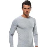 Gümüş Erkek Penye Uzun Kollu Atlet Body Renk Seçenekli 4022