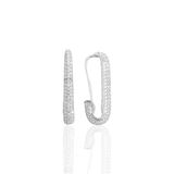 Gümüş Firkete Çengel Küpe Sgtl10145rodaj