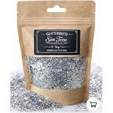 Gümüş Glitter Toz Sim, 75gr, Metalik, 1mm Altıgen Kesim, Polyester, Tırnak Sanatı Makyaj Epoksi Dekorasyon
