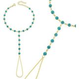 Gümüş Gold Mavi Nazar Boncuklu Şahmeran SL12660