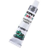Gümüş Gri Kontür Boyası 25 ml 1 Adet Cam Vitray Boyası Kontur Silver Vitray Çalışması - Çok Renkli