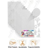 Gümüş Gri Simli Karton A3 30X40 cm 10 Lu 1 Paket Simli Fon Kartonu Parıltılı Kağıt Anasınıfı Kreş Etkinlik Proje - Gümüş - Gri - Standart