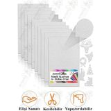 Gümüş Gri Simli Karton A4 20X30 cm 10 Lu 1 Paket Simli Fon Kartonu Parıltılı Kağıt Anasınıfı Kreş Etkinlik Proje - Gümüş - Gri - Standart