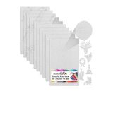 Gümüş Gri Simli Karton A4 20x30 cm 10 lu 1 Paket Simli Fon Kartonu Parıltılı Kağıt Anasınıfı Kreş Etkinlik Proje