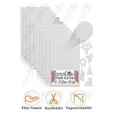 Gümüş Gri Simli Karton A5 15x20 cm 10 lu 1 Paket Simli Fon Kartonu Parıltılı Kağıt Anasınıfı Kreş Etkinlik Proje