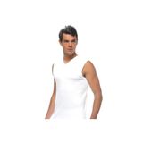 Gümüş İç Giyim Erkek Beyaz Ribana V Yaka Spor Fanila 12'li Paket 4012