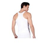 Gümüş İç Giyim Erkek Pamuklu Sporcu Rambo Atlet 6lı Paket L Beyaz