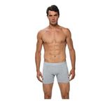 Gümüş İç Giyim Likralı Erkek Boxer Külot 6 Lı Paket Gri M