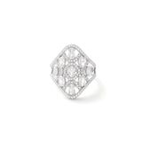 Gümüş İthal Ve Kararma Yapmaz Swarovski Taş Tasarım Yüzük