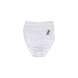 GÜMÜŞ Kadın Beyaz Ribana Bato Slip Külot, 6'lı Paket, Beden 6