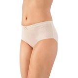 Gümüş Kadın Çizgili Bato Külot 3092 12 Adet - 2XL - Ten