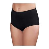 Gümüş Kadın İnce Lastikli Likralı Bato Külot, Siyah, 2XL, 6 Adet