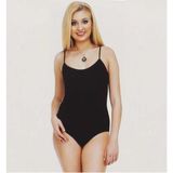 Gümüş Kadın Ip Askılı Çıtçıtlı Body 4025 - 3 Adet - S - Siyah