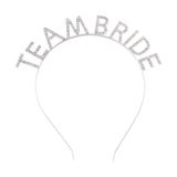 Gümüş Kaplama Kristal Taşlı Team Bride Taç