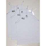 Gümüş Kız Çocuk Beyaz Atlet 3'lü Paket - 11 - 12 Yaş