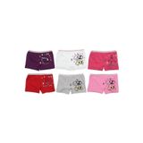 GÜMÜŞ Kız Çocuk Boxer, Desenli, 6'lı Paket, Karışık Renkli, 5 Yaş