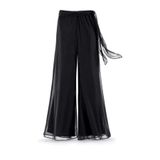 Gümüş Koleksiyon şifon pantolon