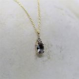 Gümüş Kolye - 0.60 Ct Zultanit 0.10 Ct Pırlanta(Sıignity)Taşlı Modern Tasarım Kolye- Hediyelik Kolye