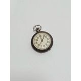 Gümüş Kurmalı Cep Saati 30Mm 2.El