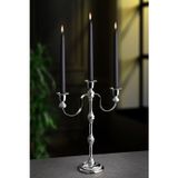 Gümüş Metal 3 Kollu Şamdan Mumluk