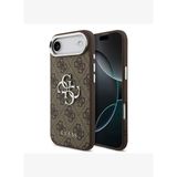 Gümüş Metal Kamera Çerçeveli 4G Desenli Metal Büyük Logolu iPhone 17 Air Kılıf