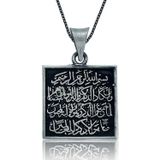 Gümüş Nazar Duası Bayan Kolye SL1584