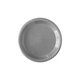 Gümüş Plastik Tabak 22 Cm 25'Li
