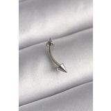 Gümüş Renk Çivi Model Piercing - EBJ241123W29515